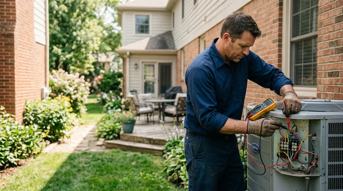 HVAC technician working near Laneview, VA